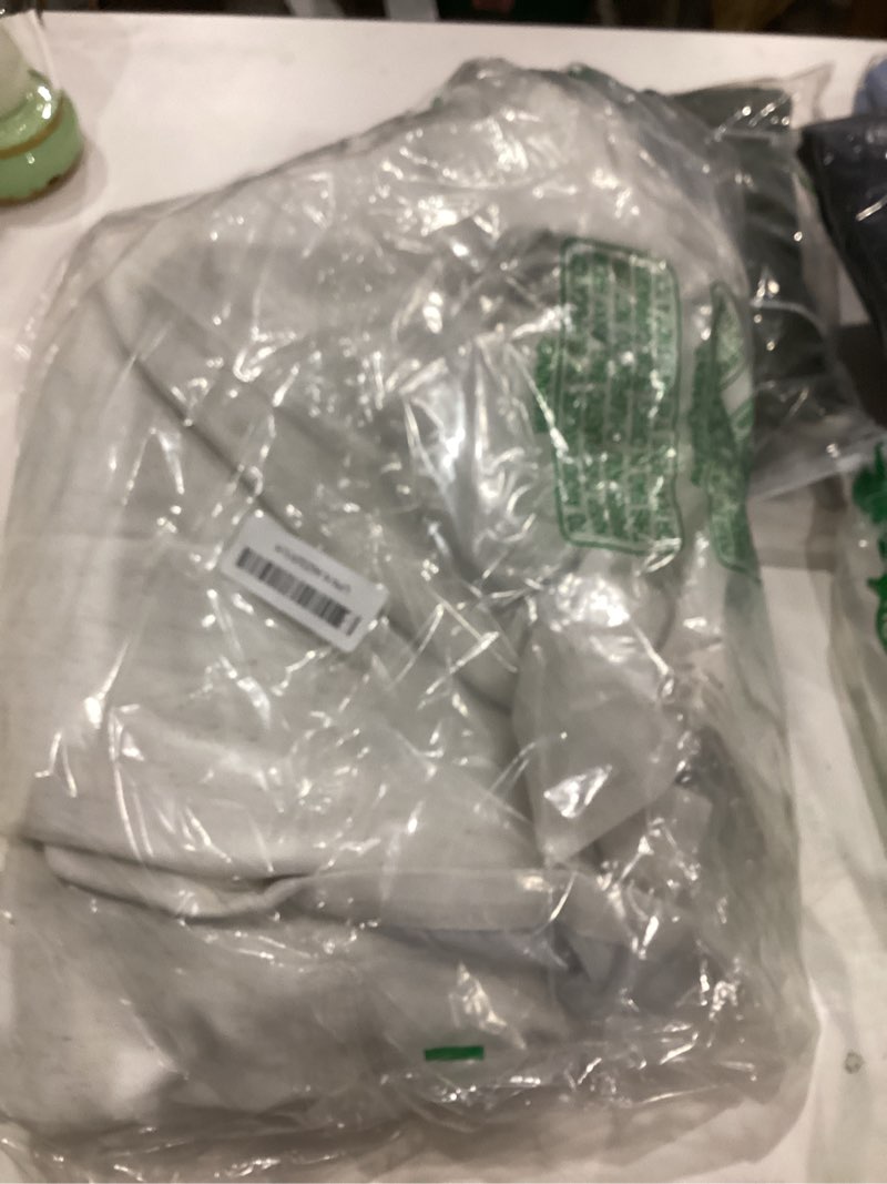 Condition photo showing As Is for Natural Blackout Linen Curtains 96 Inch Length 60 Inch Wide for Sliding Door Pinch Pleated Back Tab Black Out Drapes Farmhouse Rustic Room Darkening Window Curtain Bedroom 96 Inches Long 1 Panel Natural Linen 60"W x 96"L (Pack of 1)