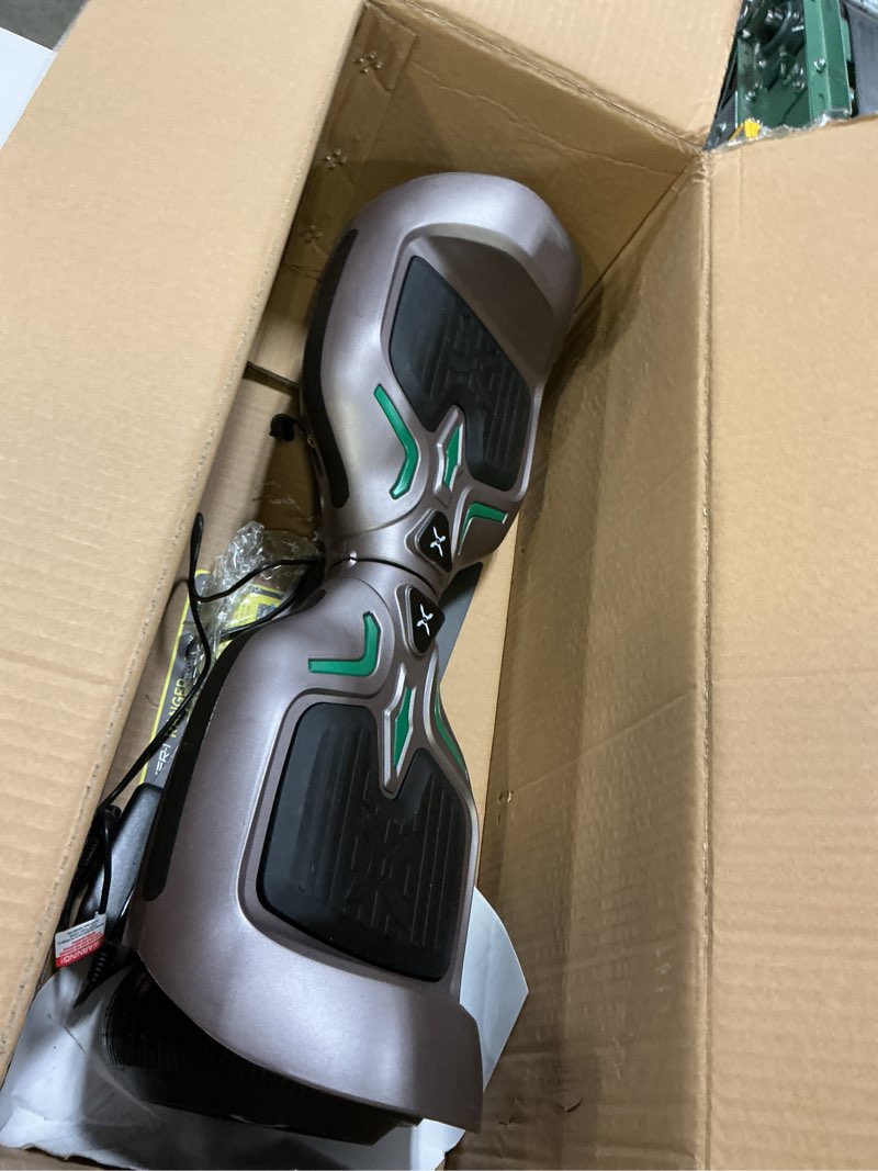 Condition photo showing As Is for Hover-1 Ranger Electric Self Balancing Scooter with Dual 200W Motors, 7 MPH Max Speed, 6 Miles Max Range, and 6.5” Tires