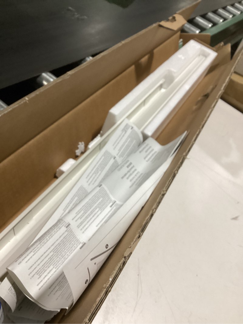 Condition photo showing As Is for samsung 55-inch the frame customizable bezel modern white (vg-scfa55wtbza, 2021 model) modern white 55 inches