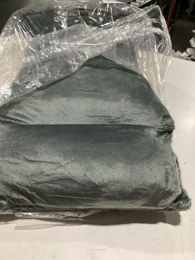 Condition photo showing Good Condition for Queekay Fleece Lumbar Support Pillow 3 Section Back Pillow Office Chair for Back Support Comfortable Lumbar Cushion for Car Seat Pain Relief Sofa Rest(Gray)