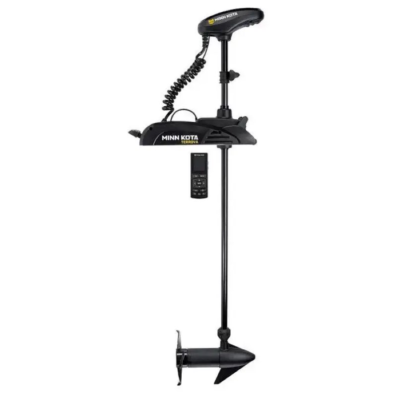 minn kota terrova bow-mount electric trolling motor with gps, spot-lock-55 lb. thrust, 54 in. shaft, freshwater