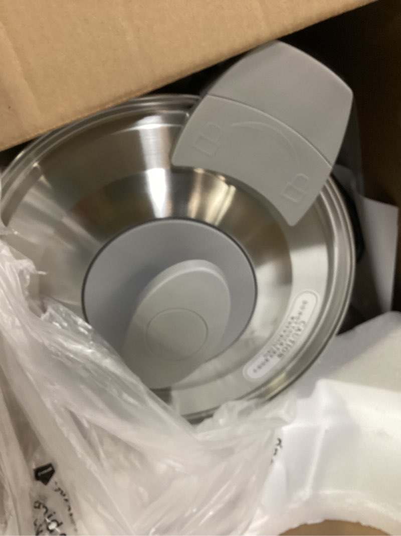 Condition photo showing Good Condition for sybo sr-cp30c commercial grade stainless steel percolate coffee maker, hot water urn for catering, hot beverage dispenser, 30-cup, 3.5l, grey 3.5l gray