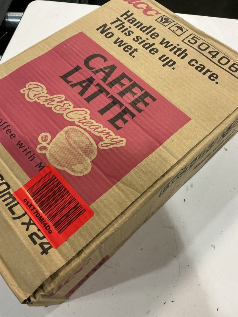 Condition photo showing New/Like New for (03/29/2026)UCC Ready to Drink Caffe Latte, 8.79 FL OZ (Pack of 24), Delicious, Rich and Creamy, Convenient Bottled Coffee Drinks For On-the-Go, Imported from Japan Caffe Latte 8.79 Fl Oz (Pack of 24)