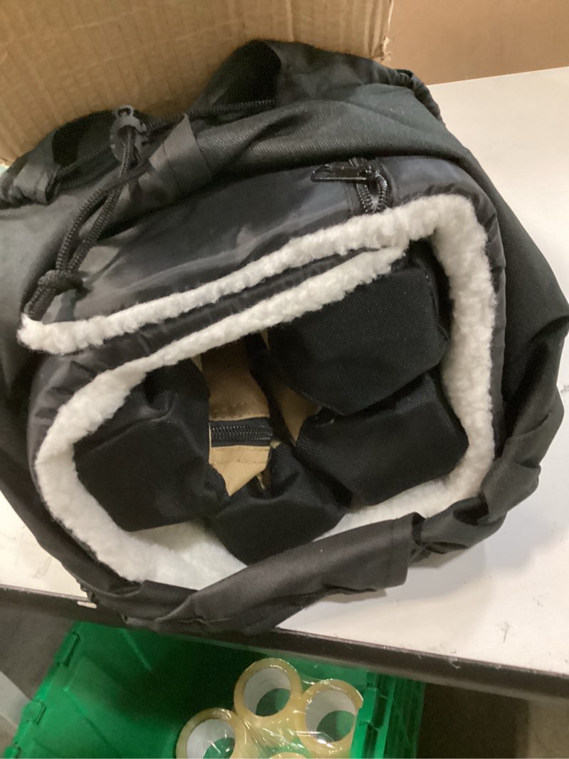 Condition photo showing item condition for 36 Inch Collapsible Soft Dog Crate for Large Dogs, 4-Door Foldable Travel Dog Kennel with Durable Mesh Windows for Indoor & Outdoor Portable Pet Crate, Soft Side Dog Crate, Beige