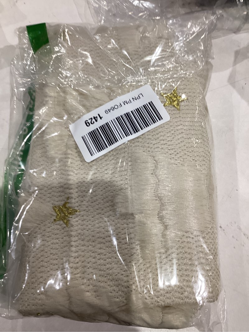 Condition photo showing As Is for Christmas Pillow Covers 18x18 Set of 2,Christmas Decorations Winter Throw Pillow Covers Home Decor Beige 18" x 18" (Pack of 2)