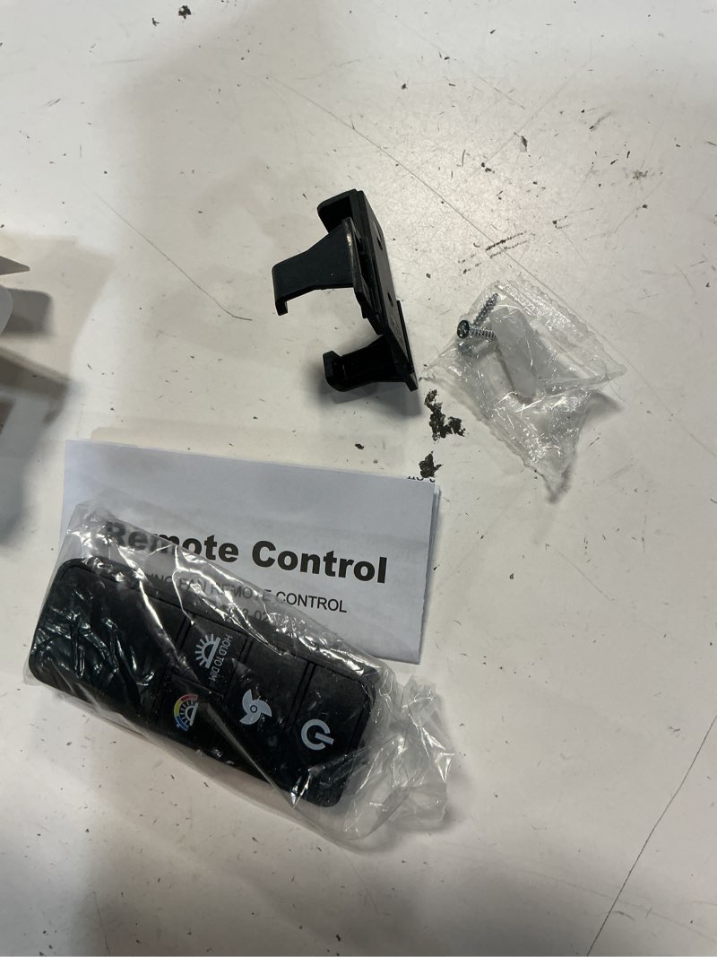 Condition photo showing Good Condition for tx028c-s ceiling fan remote control replacement for hampton bay home decorators collection, 3-speed light dimmer and color-changing, 4 dip switches replacement for a25-tx028c-s (remote only) remote for hampton bay tx028c-s