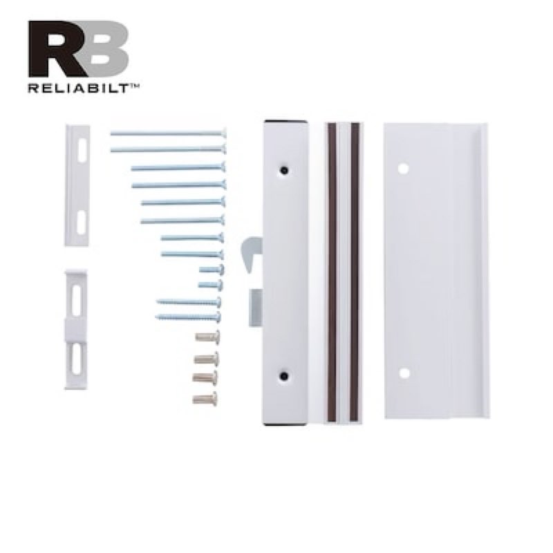 reliabilt 4.9375-in aluminum aluminum reversible -handed handleset