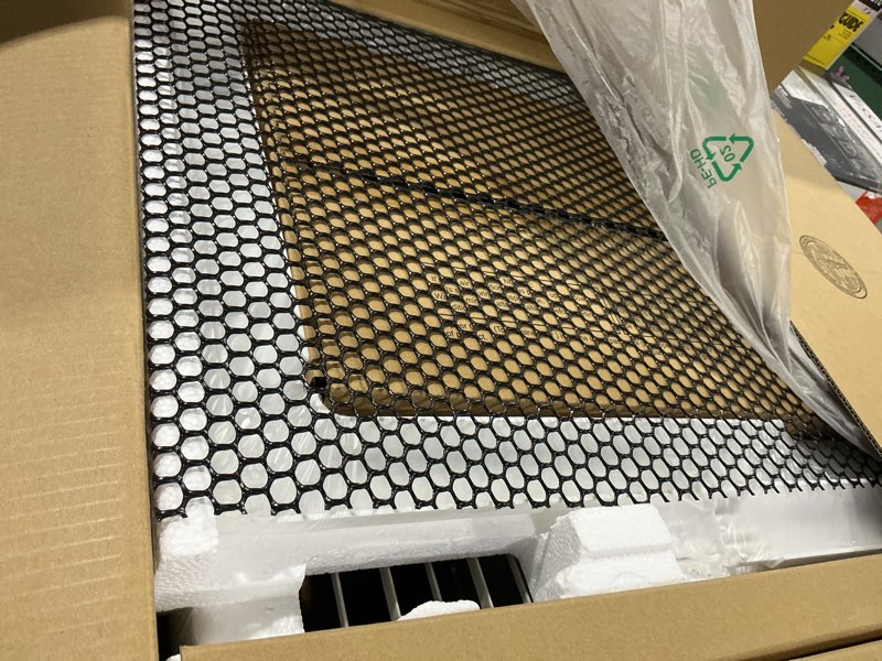Condition photo showing Good Condition for 9,800 btu 230/208-volt through-the-wall air conditioner cools 450 sq. ft. with heater and remote in white