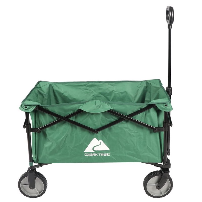 ozark trail multi-purpose big bucket cart, green wagon