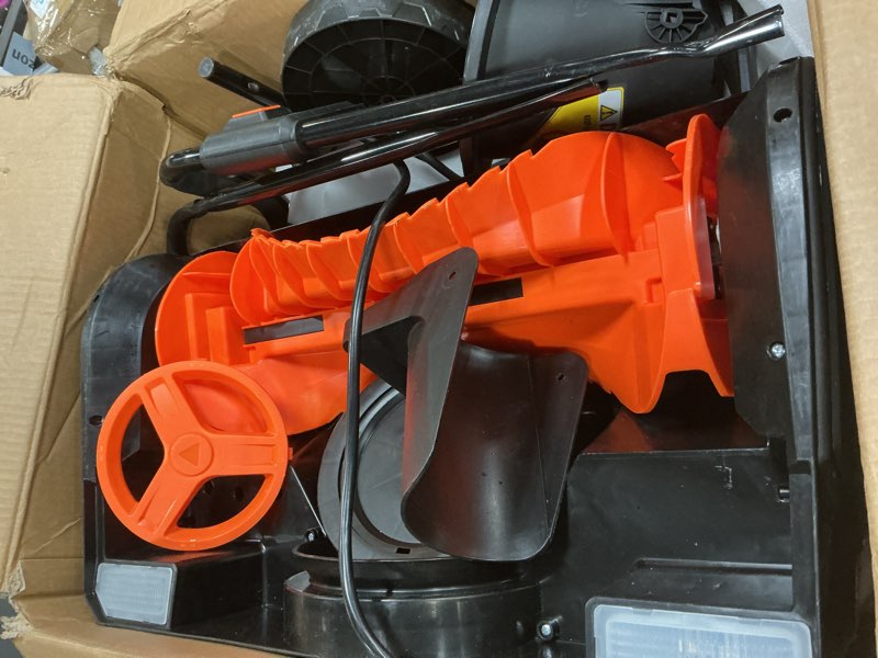 Condition photo showing Good Condition for VEVOR Electric Snow Blower, 23 inch 15A Corded Snow Thrower with Dual LED Headlights & 180° Rotating Chute, 25FT Throwing Distance, 12" Depth Clearing, Walk-Behind Snowblower for Driveway Sidewalk