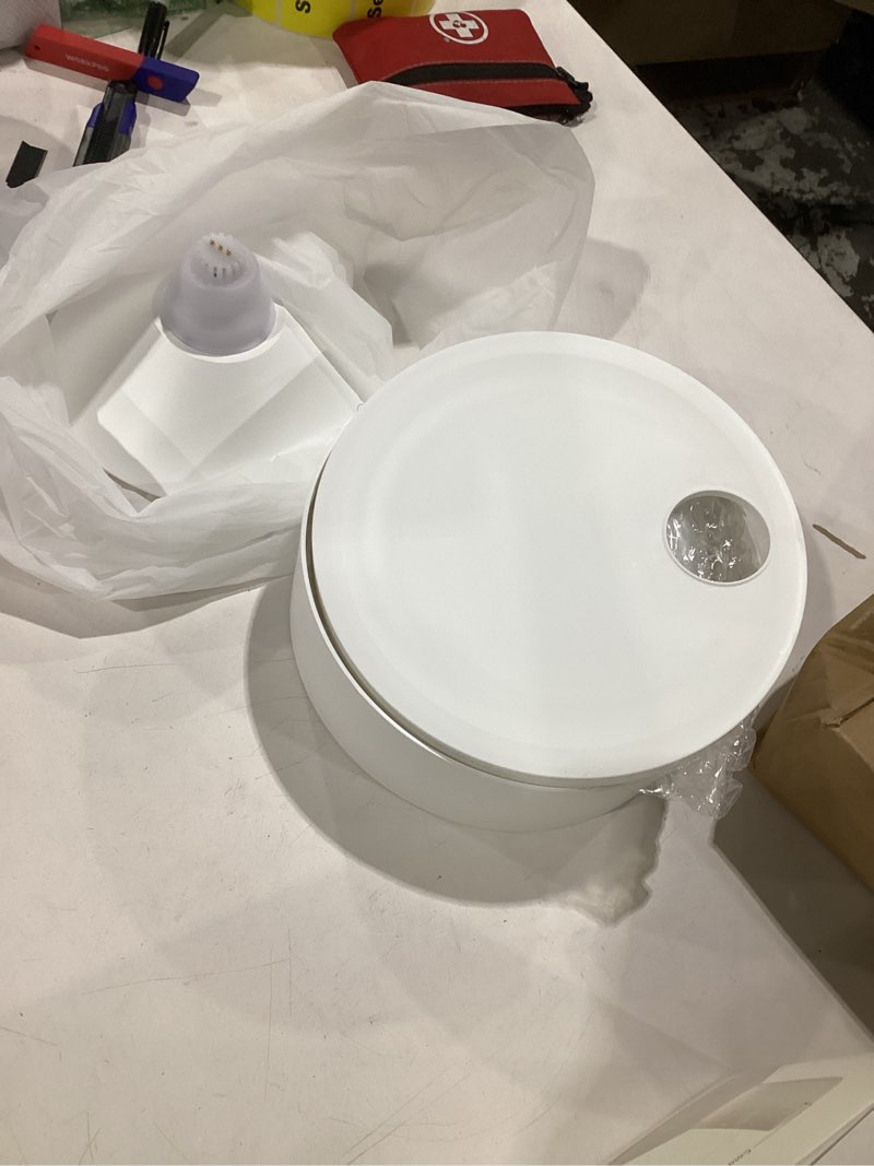 Condition photo showing As Is for large humidifiers easy to clean,1.6l, essential oil diffuser, colorful light,ultrasonic top fill cool mist humidifiers for bedroom baby plants,ultra quiet,last up to 20 hrs,levoair 1600ml