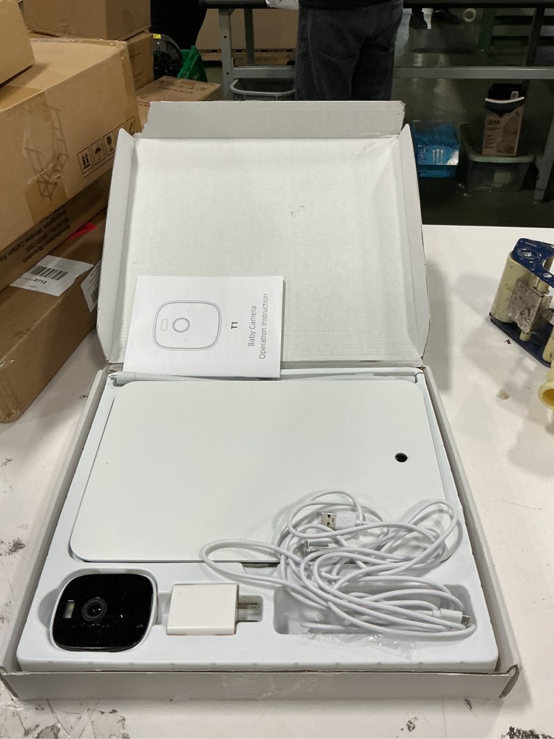 Condition photo showing Good Condition for Instababy Smart Baby Monitor with Floor Stand, 2K Crib Camera with AI Breathing Monitor, No Wearables WiFi Baby Camera, Night Vision, Baby Sleep Tracker, Cry & Motion Alerts, Diaper & Feeding Record