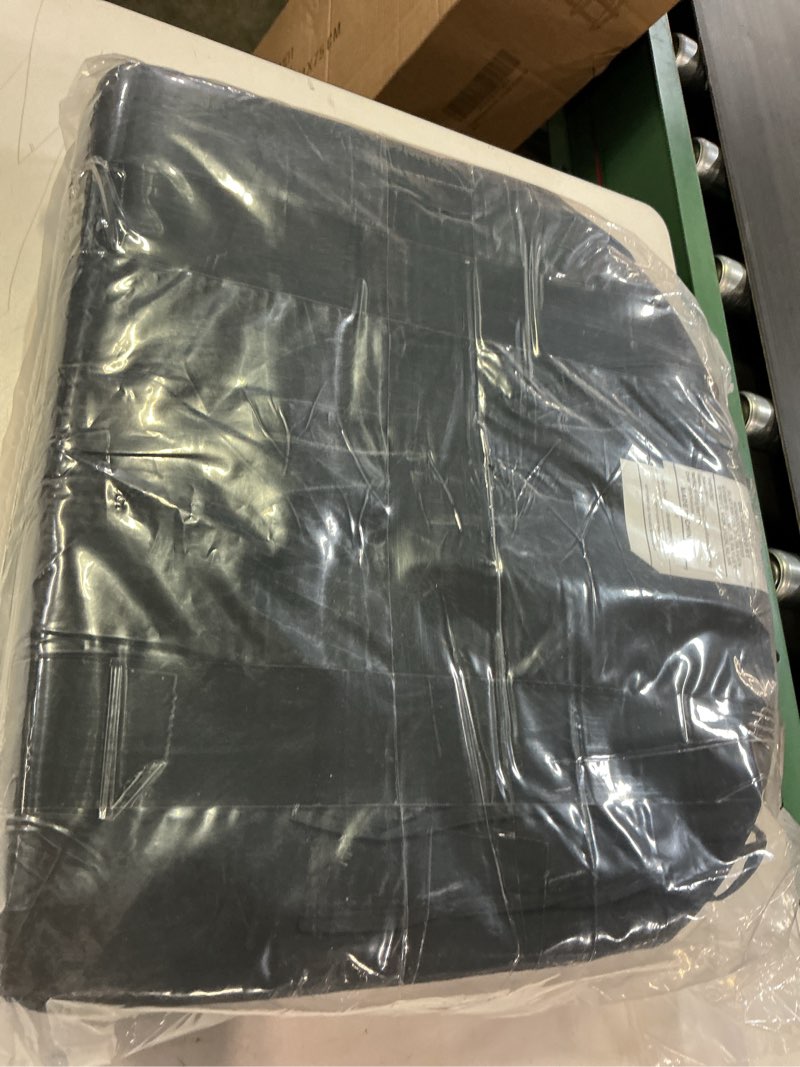 Condition photo showing Good Condition for downluxe outdoor chair cushions set of 2 for patio furniture, water-resistant patio chair cushions with ties, high density foam outdoor seat cushion, 17" x 16" x 2", black black 17x16x2 inch (pack of 2)