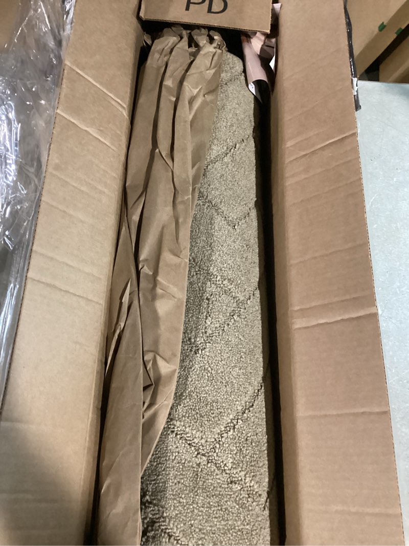 Condition photo showing Good Condition for Machine Washable Kitchen Rugs 24" x 70", Non-Slip Kitchen Runner Rugs Mats for Floor, Absorbent Comfort Standing Mats for Kitchen, Sink, Laundry and Hallway, Rolled Packaging, Taupe 24" x 70" Taupe