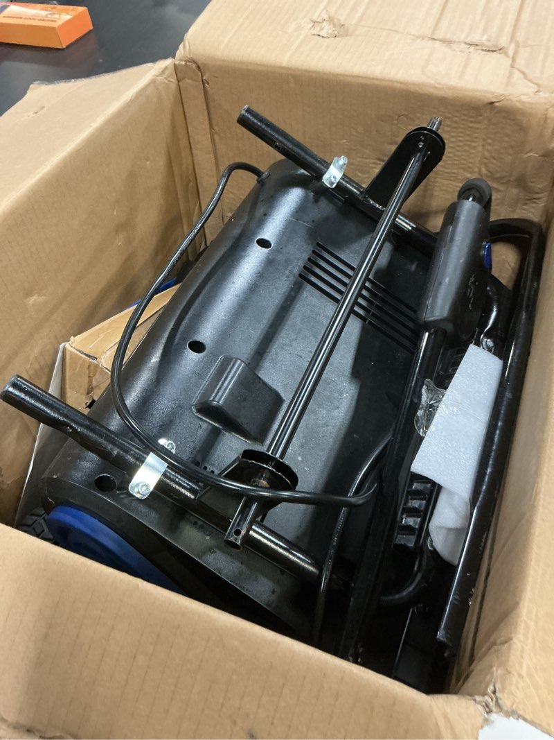 Condition photo showing As Is for Westinghouse WSnow18 Corded Snow Blower 18 Inch, Dual LED Lights, Electric Snow Blower with 25ft Throwing Distance, Plows 650lbs/min, Adjustable Chute