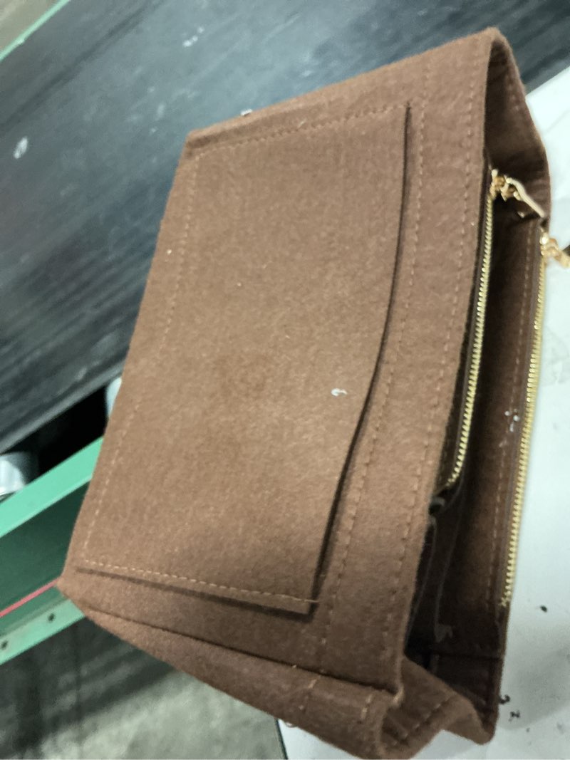 Condition photo showing New/Like New for purse organizer, felt bag organizer insert purse organizer for lv speedy, neverfull, tote, handbag,shaper 5 sizes medium coffee