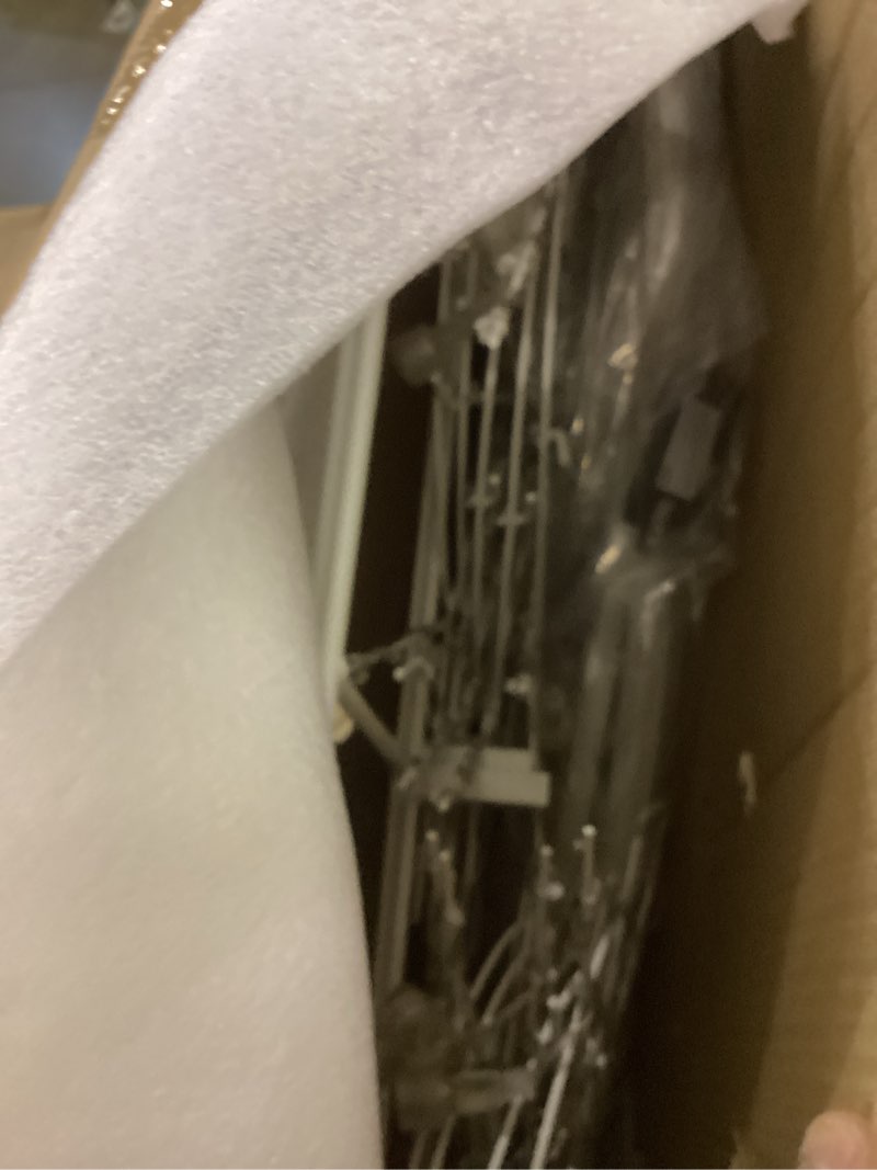 Condition photo showing As Is for VIHOSE 1 Pack 10ft Christmas Snowflake Light Arch LED Christmas Outdoor Arches Decor with Flasher Modes Xmas Snowflake Cane Pathway Markers Lights for Holiday Wedding Yard Lawn Decor