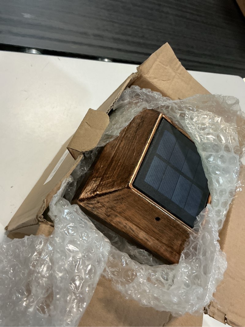 Condition photo showing Good Condition for solar lanterns outdoor hanging lanterns, metal with glass cardinal solar lights, waterproof decorative lantern garden decor for outside table patio yard, memorial gifts grave decorations for cemetery cardinal 1