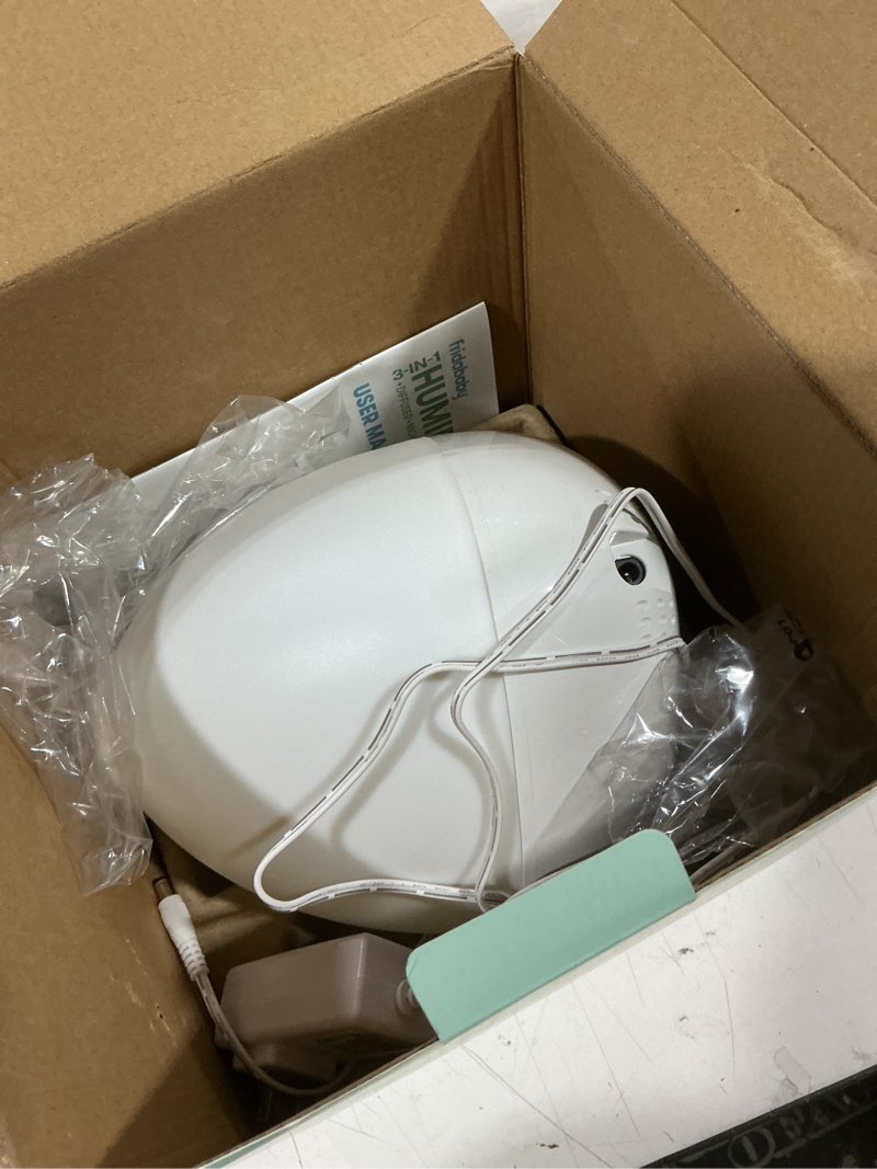 Condition photo showing Good Condition for frida baby 3-in-1 cool mist humidifier for baby with diffuser + nightlight, allergy relief baby humidifier for bedroom, nursery + large rooms, quiet, auto shut off, runs +24hrs