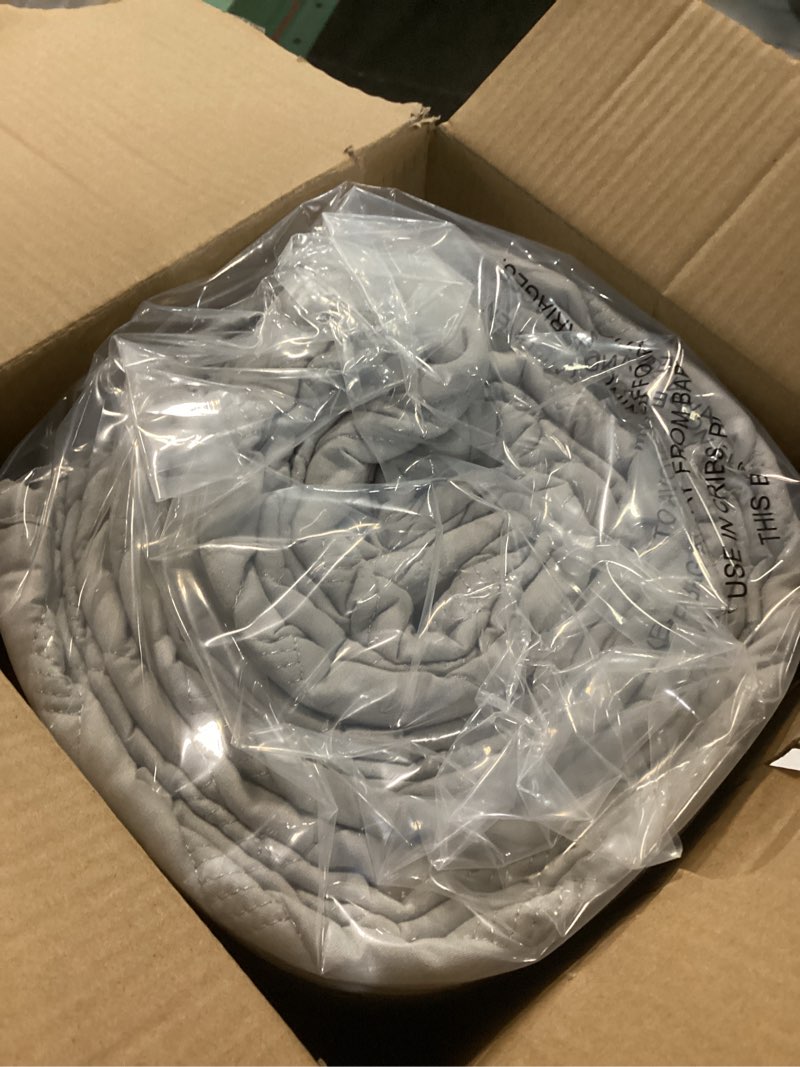 Condition photo showing New/Like New for bedsure quilts king size - lightweight bedspreads king size with basket weave pattern, soft quilt bedding set, light grey comforter set coverlet for all seasons with 2 pillow shams (106" x 96") | skin-friendly soft, all-season comfort, breathable, lightweight, machine washable 10 - light grey king (106" x 96")