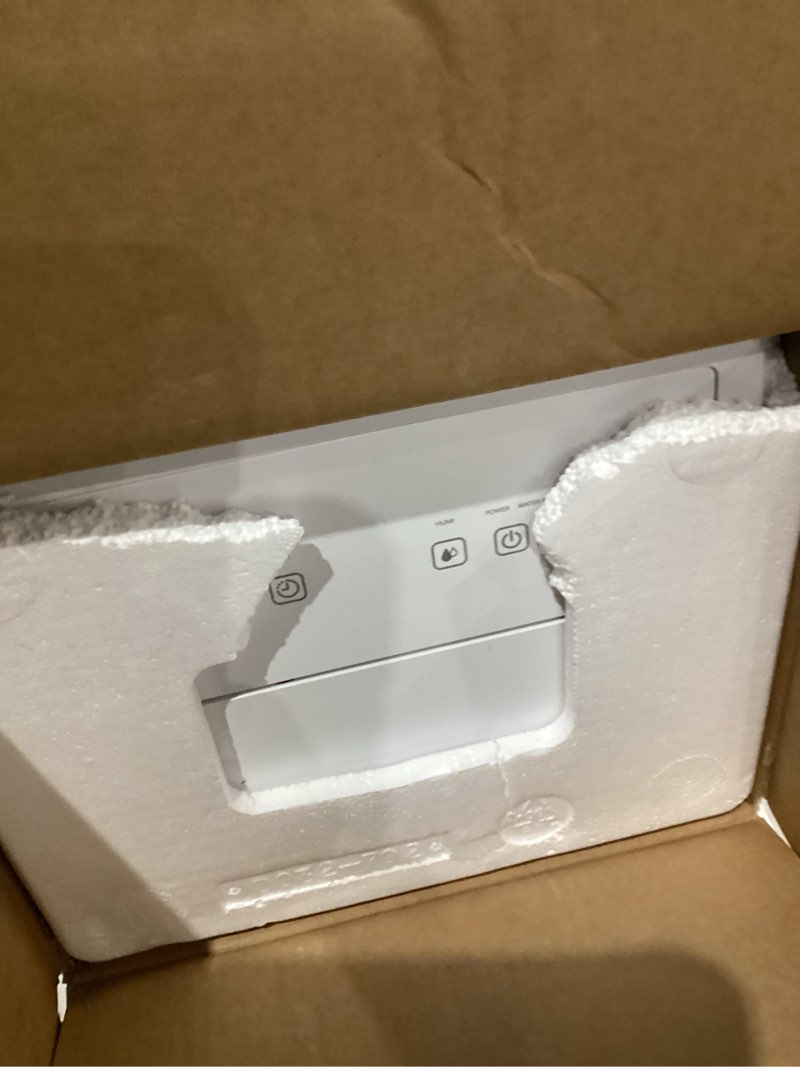 Condition photo showing As Is for KNKA 1600 sq.ft Dehumidifier for Basement, 21 Pint Dehumidifiers for Home with Drain Hose, Continuous Drainage, Washable Filter, Intelligent Humidistat for Bedroom, Bathroom, Large Room Max 21 Pints