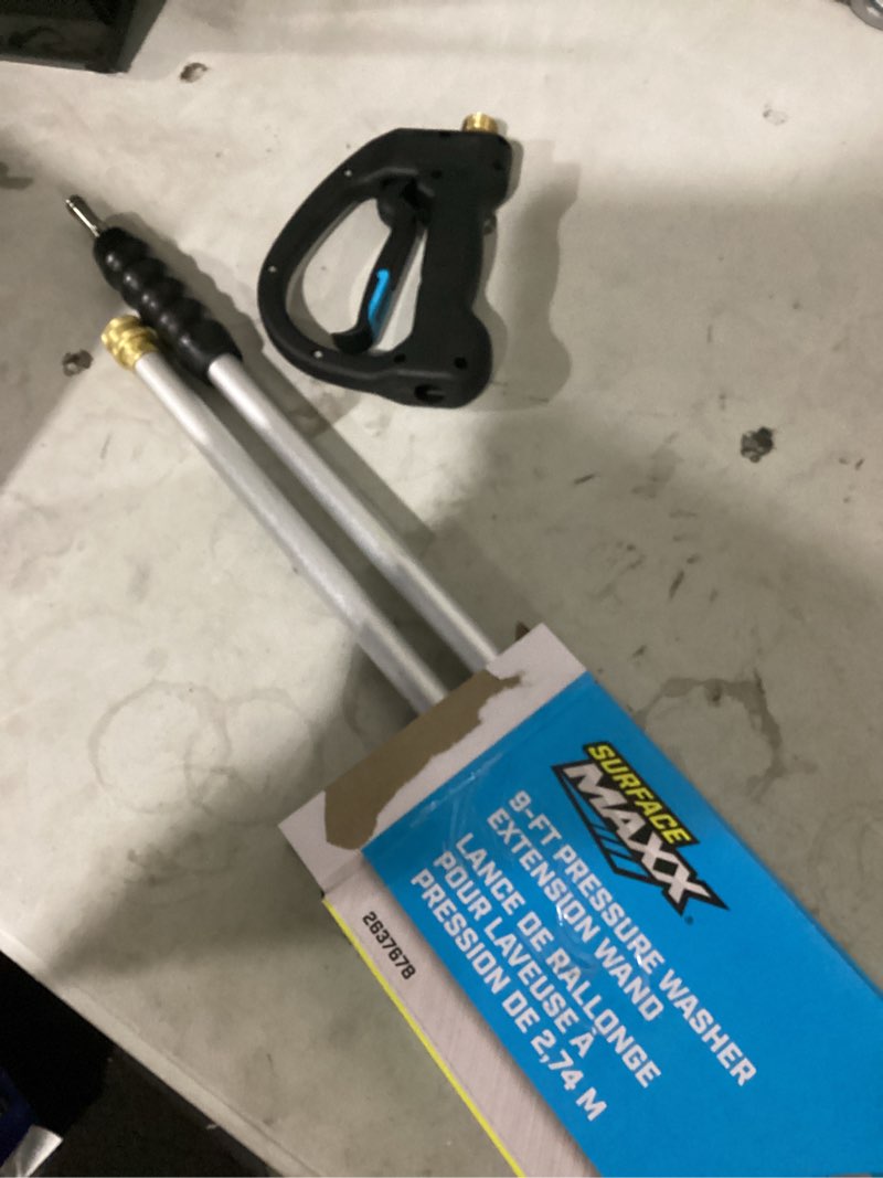 Condition photo showing Good Condition for surfacemaxx 9 ft. l extended reach wands 4000 psi