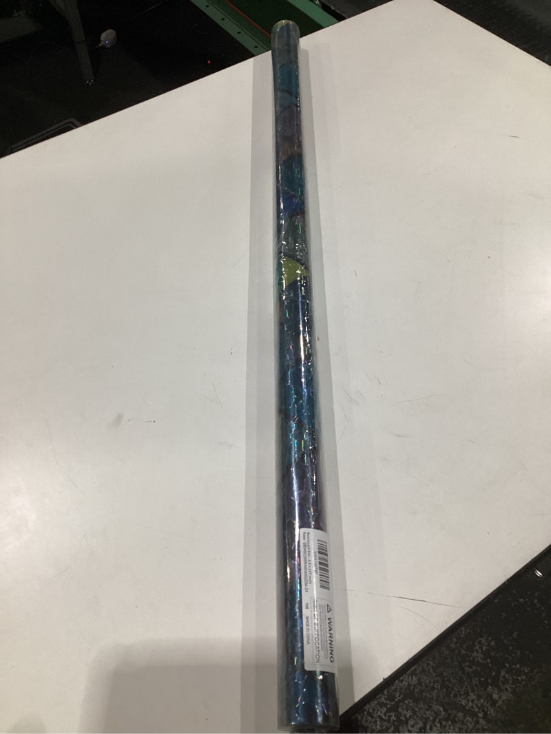 Condition photo showing New/Like New for Beautysaid Stained Glass 3D Rainbow Prism Window Clings Heat Blocking Sun Catchers Peel and Stick Decorative Window Decals Home Bathroom Door (Brown, 35.4x157in) 35.4 x 157 inch Brown