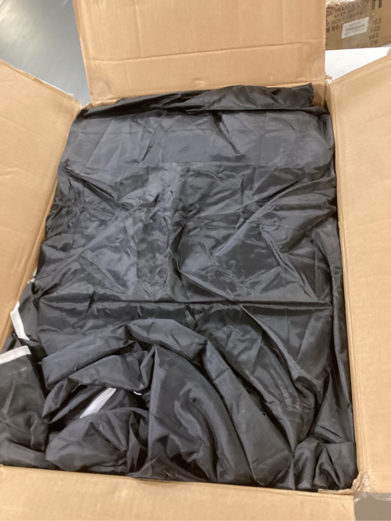 Condition photo showing As Is for VIPEK V5C SE Covered Clothes Rack Heavy Duty Garment Rack with Cover and Adjustable Shelves, Freestanding Portable Closet Wardrobe Closet Racks, Black Clothing Rack with Black Upgarded Polyester Cover Black Rack with Black Polyester Cover V5C SE Upgarded