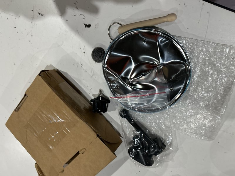 Condition photo showing As Is for car cymbal air vent, mini car crash cymbals, add fun to your drive with car drum | a great gift for drummers and music lovers | all vehicle types (silver, 5.5 inch) silver 5.5 inch