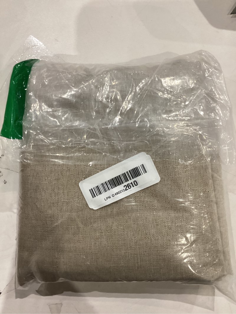 Condition photo showing New/Like New for fitable faux linen tablecloth rectangle 60 x 102 inch - rustic fabric table cloth for 6 foot tables, nature faux burlap table cover for kitchen dining, party, farmhouse nature 60" x 102" (rectangular)