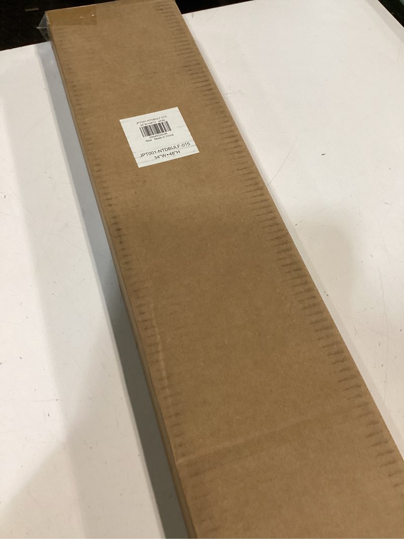 Condition photo showing New/Like New for lazblinds no tools no drill cordless cellular shades, top down bottom up (tdbu) honeycomb shades for home, light filtering thermal insulation blinds for windows, 34" w x 48" h, white light filtering - white 34" w x 48" h