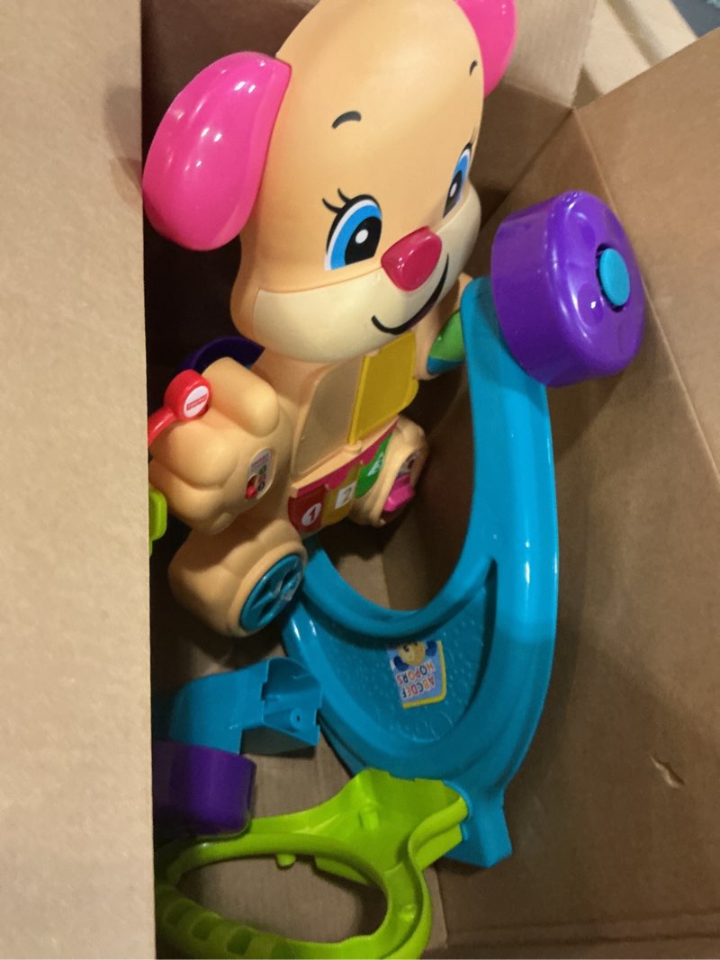 Condition photo showing As Is for Fisher-Price Baby Toy Laugh & Learn Smart Stages Sis Walker with Educational Music Lights & Activities for Infants Ages 6+ Months