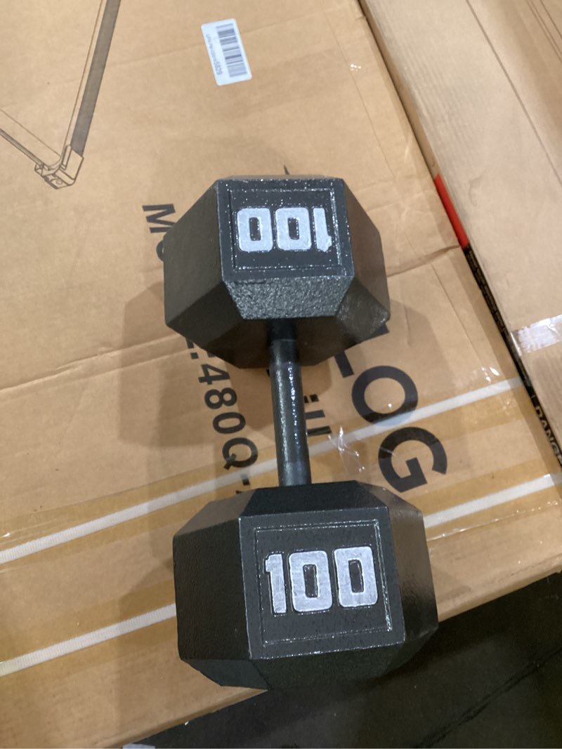 100 lb dumbbell 