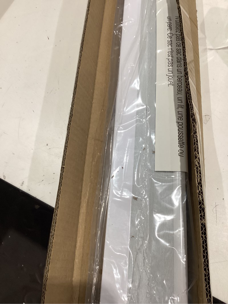 Condition photo showing As Is for cordless no tools no drill cordless cellular shades, blackout light blocking honeycomb shades for home, thermal insulation blinds for windows, easy to install white 33"w x 48"h