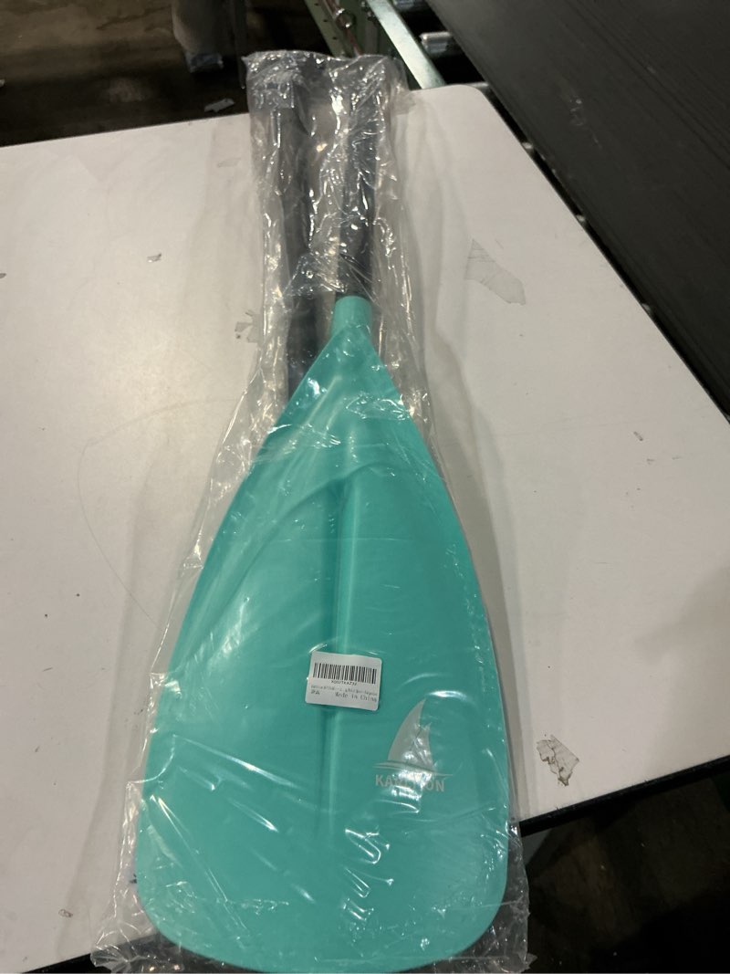 Condition photo showing Good Condition for Karltion SUP Paddle - 3-Piece Adjustable Aluminium SUP Paddle with Glass Fiber Blade for Surfing, Floating, Water Sports Turquoise