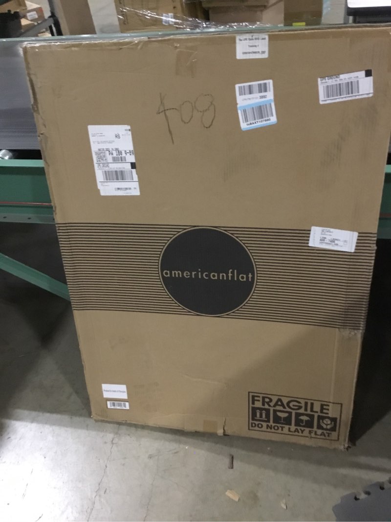 Condition photo showing Good Condition for Americanflat 28x40 Poster Frame with Polished Plexiglass - Use as 24x36 Frame with Mat or Display 28x40 Photo Without Mat - Streamline Collection - Thin Border Picture Frames for Wall - White White 28x40 1 Pack