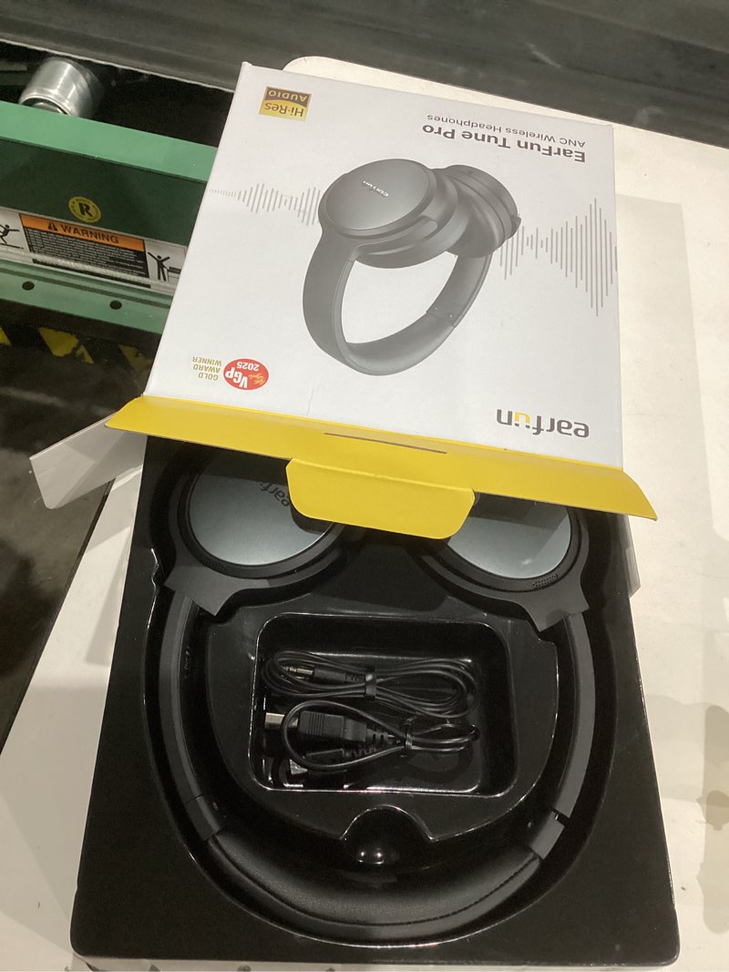 Condition photo showing New/Like New for EarFun Tune Pro Active Noise Canceling Headphones, Wireless Bluetooth Headphones with 5 Mics, 120H Playtime, Bluetooth 5.4, Hi-Res Audio, Multipoint Connection, Custom EQ via App, Comfortable Fit