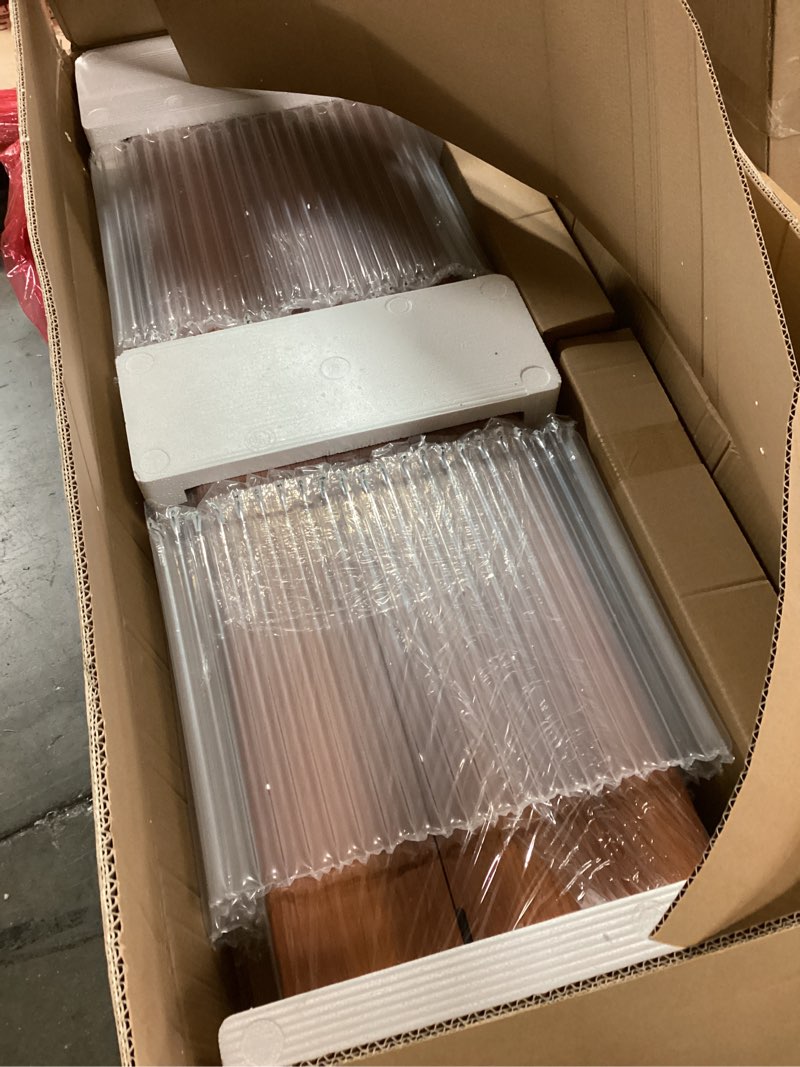 Condition photo showing New/Like New for 88 Key Weighted Digital Piano - Wooden Desk Electric Piano Transforms Between Desk and Vanity - Progressive Hammer-Action Keyboard, Perfect for Beginners with MIDI Functionality 1852 Brown