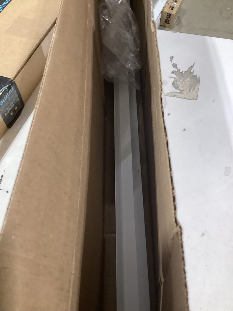 Condition photo showing Good Condition for modern plug in long wall sconce, 39.3" white matte led wall lights, 20w warm white 3000k acrylic indoor wall lamp, with 59" plug cable for bedroom, living room, hallway white 39.3 inches