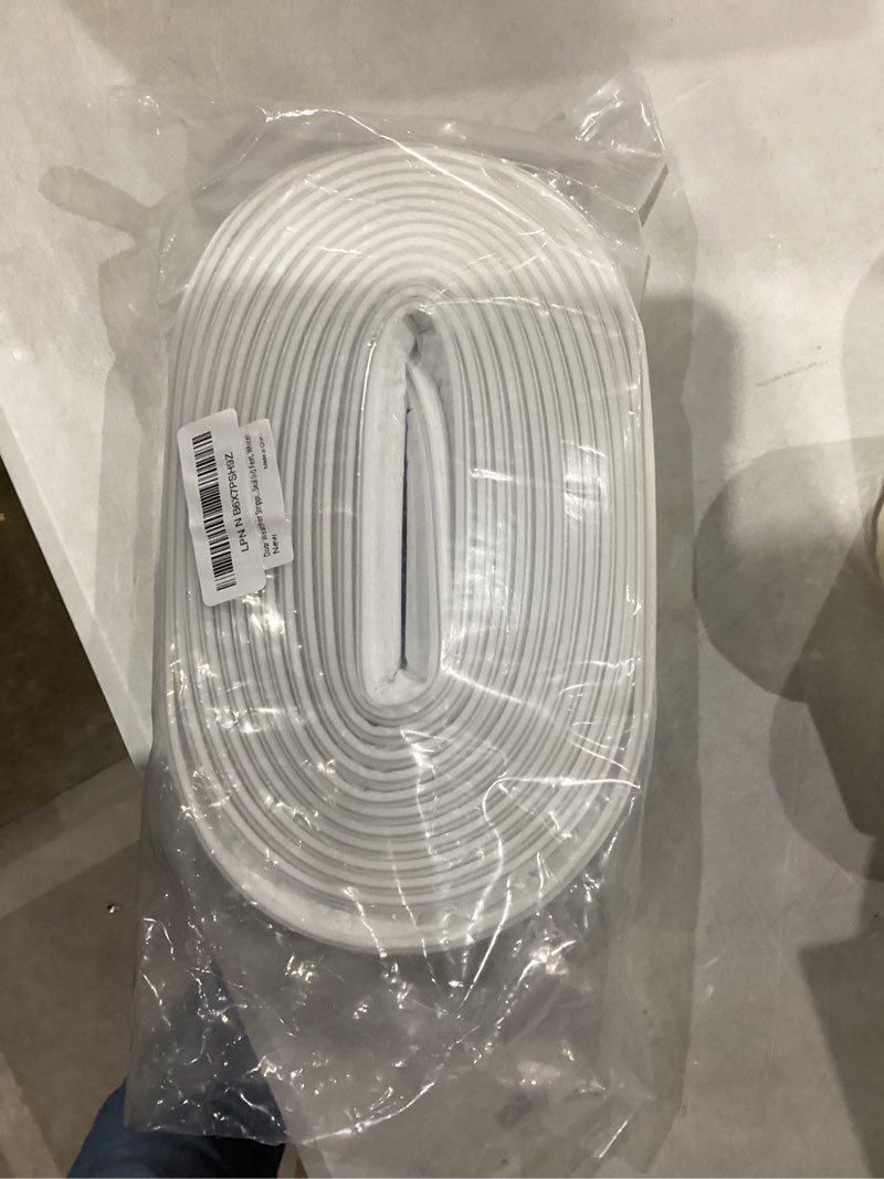 Condition photo showing Good Condition for 40FT Extra Long Kerf Weather Stripping Door Seal for Large Gaps and Easy Installation (White) 40 Feet White