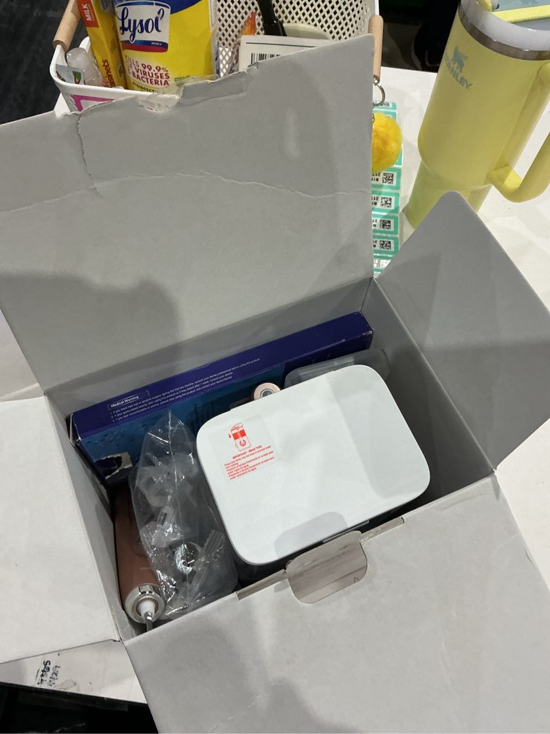 Condition photo showing Good Condition for aquasonic home dental center pro – brushing & flossing made easy – brush & floss – power toothbrush & water flosser – whiter teeth & healthier gums rose gold