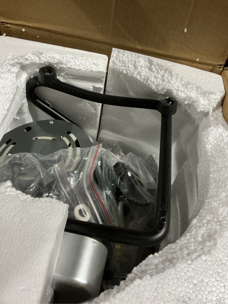 Condition photo showing As Is for Electric Grain Mill Grinder 3000g Stainless Steel Pulverizer 36000r/min High-speed Grain Mill 4000W Dry Material Grinding Machine 270° swingable Superfine powder for Home and Commercial