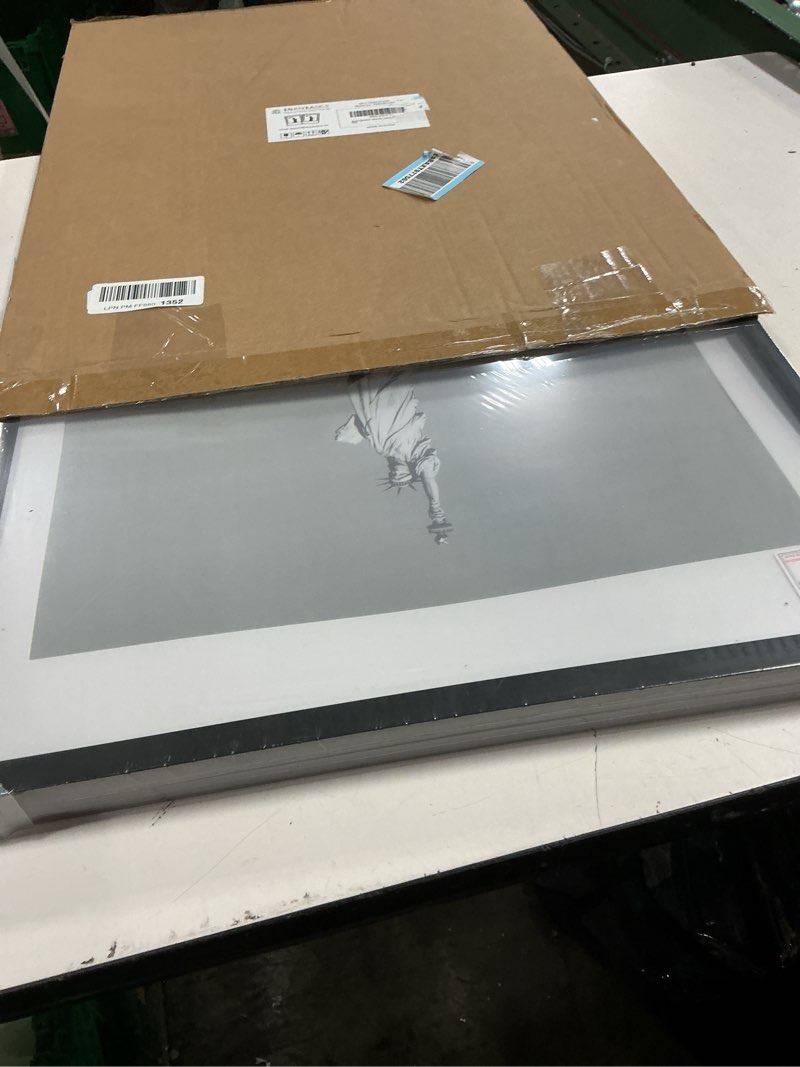 Condition photo showing New/Like New for enjoybasics 18x24 picture frame, display poster 16x20 with mat or 18 x 24 without mat, wall gallery photo frames, black, 2 pack
