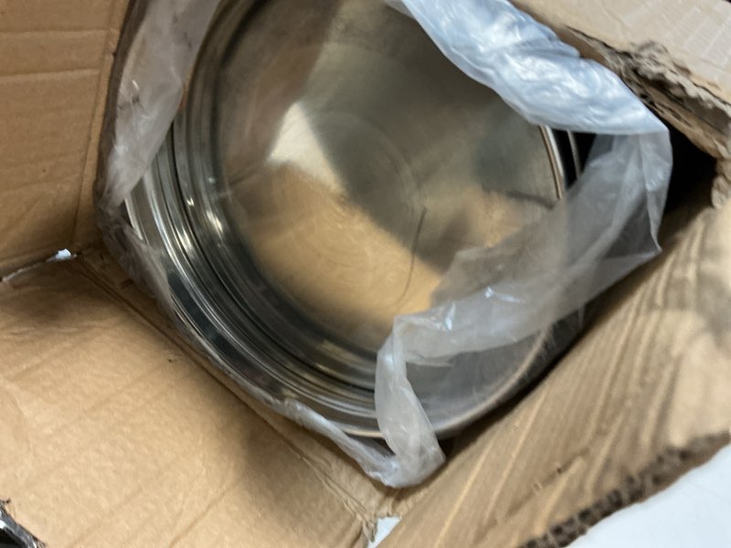 Condition photo showing Good Condition for stainless steel milk can with spigot,5 gallon stainless steel water dispenser,milk bucket 20liter wine pail with sealed lid,water jug oil liquid storage barrel,airtight food storage container