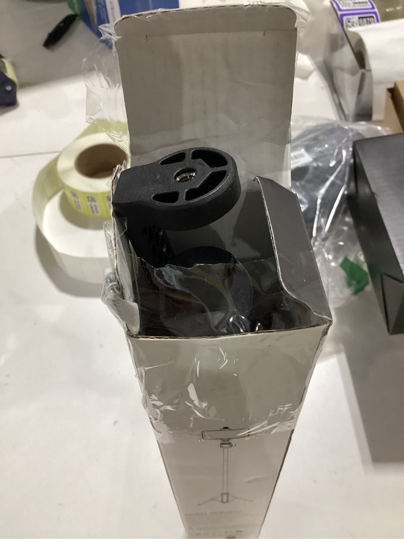 Condition photo showing As Is for EUCOS 62" Phone Tripod, Tripod for iPhone & Selfie Stick with Remote, Extendable Cell Phone Stand & Ultimate Phone Holder, Solidest Phone Stand Compatible with iPhone/Android Inferno Mix Carbon Black