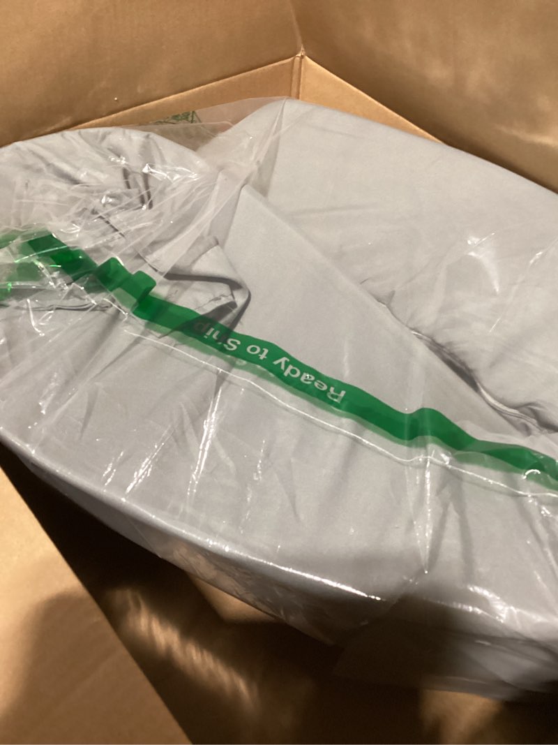 Condition photo showing New/Like New for King Size Bed Wedge Pillow for Headboard – Mattress Gap Filler Wedge (0–8"), Close Gap Between Headboard and Mattress, Stop Pillows Falling, Wave Wedge, Large Bed Pillow, Gray (76"x6"x10") King(76''x10"x6")