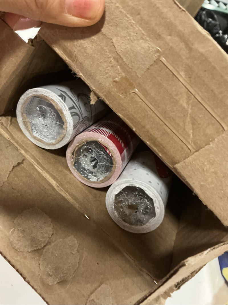 Condition photo showing New/Like New for Hallmark Holiday Wrapping Paper Rolls - Rustic Christmas Gift Wrap Paper (Set of 3 Reversible Rolls: 120 sq. ft. ttl.) Plaid, Barn, Red Truck, Moose, Woodland Scenes