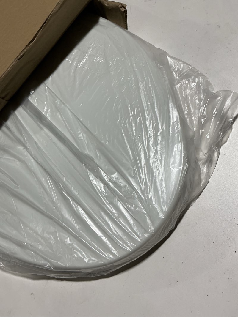 Condition photo showing As Is for Bemis 170 Durable Plastic Toilet Seat, Elongated, White