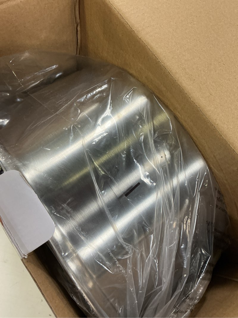 Condition photo showing New/Like New for dog water fountain for large dogs: big cat water fountain stainless steel -1.8gal/7l big quiet cats water bowl dispenser- pet water fountains for dogs - 8 filters + 8 sponge filters - grookpet dog fountain+8 filters +8 sponges