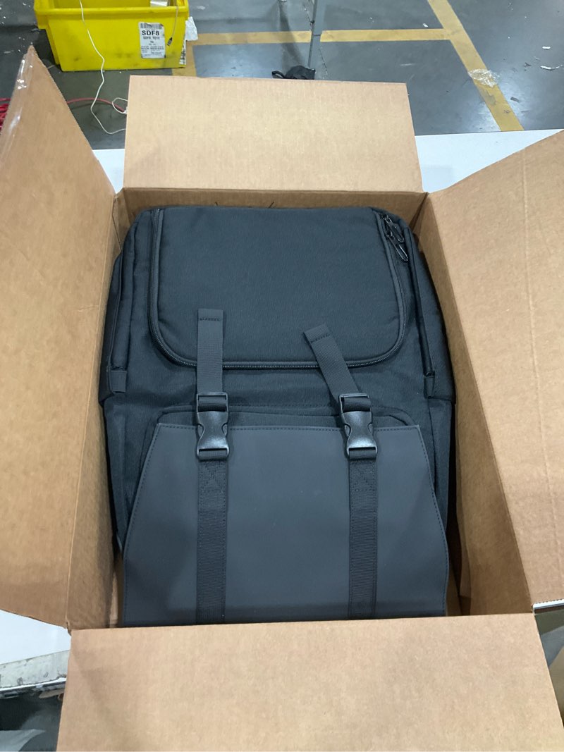 Condition photo showing Good Condition for BERTASCHE Lunch Backpack, Laptop Backpack 15.6 inch w/Insulated Cooler Lunch box for Men Women, Vintage Work Backpack for College Business Commuter Travel 15.6 in-lunch box Black